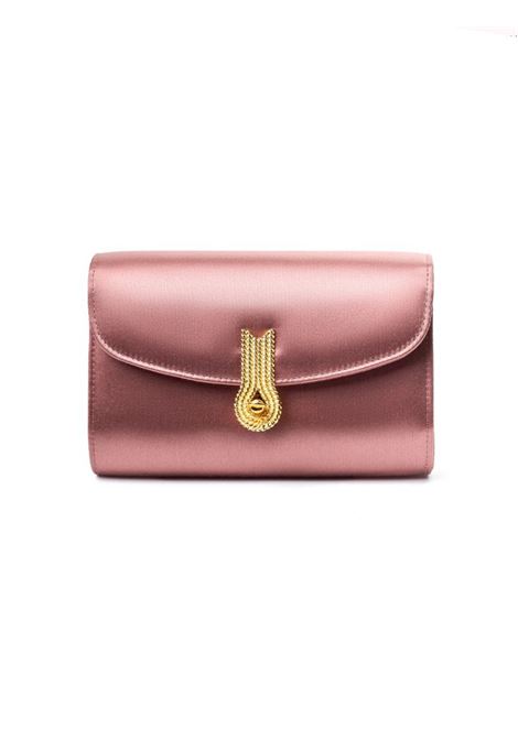 Clutch queen mid con finitura satinata in rosa cipria Amato Daniele - donna AMATO DANIELE | 877864ARASO174